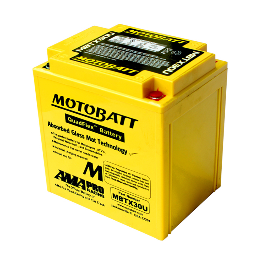 MotoBatt MBTX30U Power Sport Battery Group PS12 12v Battery